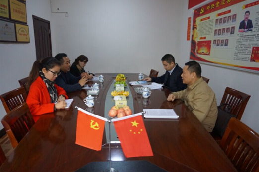 湖南省工商联会员处龙处长一行莅临金炬实业视察工作。 